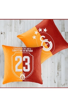 Taç Lisanslı Kırlent Galatasaray Şampiyonluk 40x40