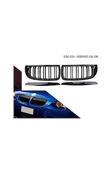Autogp Bmw E90 M3 Ön Böbrek Panjur Piano Black 2006 - 2009 Çift Tırnak Gre900m3e90 Autogp Bmw E90 M3 Ön Böbrek Panjur Piano Black 2006 - 2009 Çift Tırnak Gre900m3e90