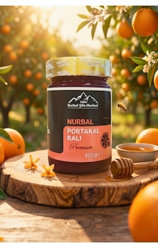 Nurbal Şifa Merkezi Portakal Balı 450 G Nurbal Şifa Merkezi Portakal Balı 450 G