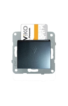 Viko Artline Novella Siyah Enerji Saver Mekanik Anahtarlı 230 Volt Çerçevesiz 92605525