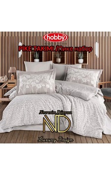 Hobby Poplin Pike Takımı Çift Kişilik Velura Taş Çok Renkli Hobby Poplin Pike Takımı Çift Kişilik Velura Taş Çok Renkli