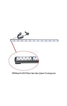 Off-road 9-30v 135cm Sarı Çakar Fonksiyon