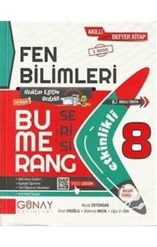Bumerang Serisi - 8. Sınıf Etkinlikli Fen Bilimleri Soru Bankası