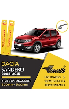 Inwells Dacia Sandero 2008 - 2014 Ön Muz Silecek Takımı Inwells Dacia Sandero 2008 - 2014 Ön Muz Silecek Takımı