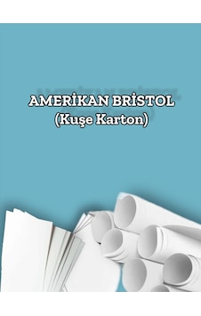 210 Gr. Amerikan Bristol Kağıt Karton 70x100 100 Adet 210 Gr. Amerikan Bristol Kağıt Karton 70x100 100 Adet