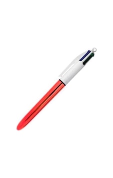 BİC 4 COLORS SHİNE FONKSİYONLU TÜKENMEZ KALEM M KIRMIZI (964773) BİC 4 COLORS SHİNE FONKSİYONLU TÜKENMEZ KALEM M KIRMIZI (964773)