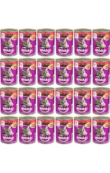 Whiskas Sığır Etli Konserve Yetişkin Kedi Maması 24 x 400 G Whiskas Sığır Etli Konserve Yetişkin Kedi Maması 24 x 400 G