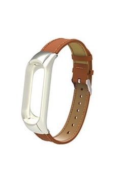 Xiaomi Mi Band 4 Krd-07 Deri Kordon - Kahverengi