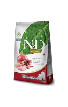 N&D Prime Puppy Medium & Maxi Tahılsız Tavuklu ve Narlı Yavru Köpek Maması 2.5 KG