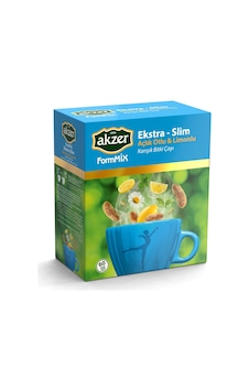 Akzer Formmix Ekstra Slim Açlık Otlu Limonlu Çay Süzen Poşet 60'l Akzer Formmix Ekstra Slim Açlık Otlu Limonlu Çay Süzen Poşet 60'l