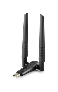 Usb Wıfı Adaptor 2.4ghz&amp 5ghz Aıc8800d Ax1800 Wifi6 Siyah Uax04
