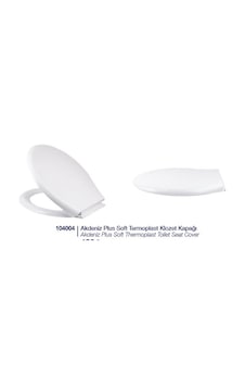 Akdeniz Plus Soft Termoplast Klozet Kapağı Beyaz