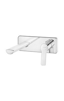 Eca Luna Kare Rozetli Lavabo Bataryası - 102167606-k- Krom Eca Luna Kare Rozetli Lavabo Bataryası - 102167606-k- Krom