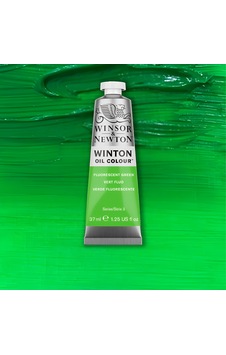 W&n Winsor&newton Yağlı Boya 37ml Fluorescent Green Neon Yeşil 1414-458
