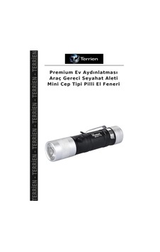 Premium Ev Aydınlatması Araç Gereci Seyahat Aleti Mini Cep Tipi Pilli El Feneri Premium Ev Aydınlatması Araç Gereci Seyahat Aleti Mini Cep Tipi Pilli El Feneri