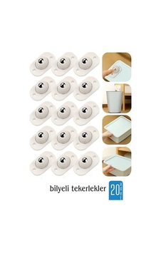 20 Li Bilyeli Tekerlek Eşya Kaydırma Aparatı Yapışkanlı Set 360d 722125 Belirtilmemiş