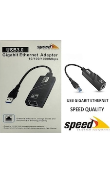Speed Sp-ue050 Usb 3.0 To Rj45 10/100/1000 Mbps Gigabit Ethernet Çevirici Speed Sp-ue050 Usb 3.0 To Rj45 10/100/1000 Mbps Gigabit Ethernet Çevirici