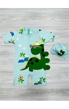 My Kids Wear Tatlı Dino Temalı Boneli Erkek Çocuk Mayo Takımı Mavi - Yeşil My Kids Wear Tatlı Dino Temalı Boneli Erkek Çocuk Mayo Takımı Mavi - Yeşil