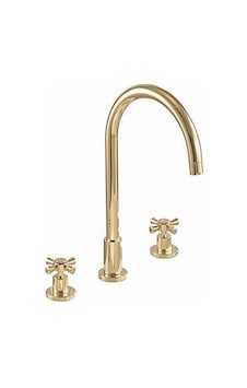 Eca Quadrille Ankastre Lavabo Bataryası Altın 4930 Eca Quadrille Ankastre Lavabo Bataryası Altın 4930