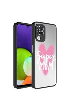 Galaxy A22 4g Kılıf Aynalı Desenli Kamera Korumalı Parlak Zore Mirror Kapak Süper Anne Galaxy A22 4g Kılıf Aynalı Desenli Kamera Korumalı Parlak Zore Mirror Kapak Süper Anne