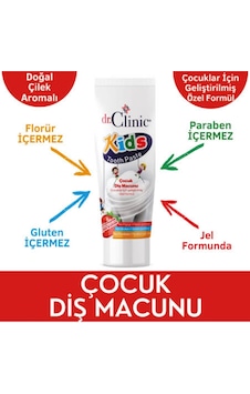DR.CLİNİC  KİDS  çocuk diş macunu