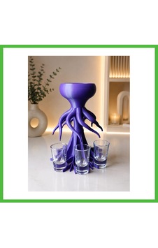 Vaveni 3d Baskı Ahtapot Shot Dispenser - Eğlenceli Bardak Dağıtıcı Ve Masaüstü Sunum Aparatı Arz Çok Renkli Vaveni 3d Baskı Ahtapot Shot Dispenser - Eğlenceli Bardak Dağıtıcı Ve Masaüstü Sunum Aparatı Arz Çok Renkli