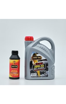 Power Ten 20W50 Motor Yağı 4 Litre + Motor Yağ Katkısı Power Ten 20W50 Motor Yağı 4 Litre + Motor Yağ Katkısı