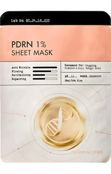 %1 Pdrn İçeren Peptit Kompleksli Kağıt Maske Derma Factory Pdrn Mask