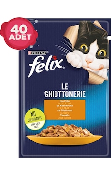 Purina Felix Tavuklu Pouch Yetişkin Kedi Maması 40 x 85 G Purina Felix Tavuklu Pouch Yetişkin Kedi Maması 40 x 85 G