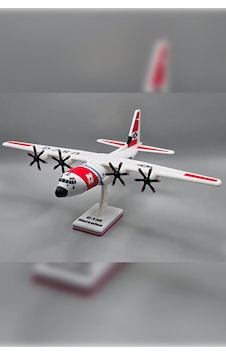 Hc-130 Uscg Uçak Modeli Dekoratif Masaüstü Maket Dayanıklı Ve Şık Tasarım2