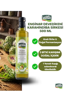 Enginar Devedikeni Karahindiba Sirkesi 500ml Enginar Devedikeni Karahindiba Sirkesi 500ml