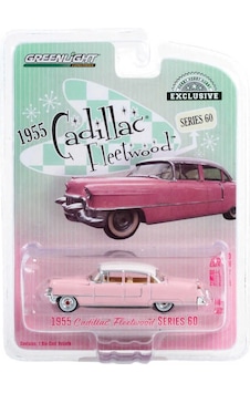 Greenlight 1:64 1955 Cadillac Fleetwood Series 60 - Pink with White Roof Greenlight 1:64 1955 Cadillac Fleetwood Series 60 - Pink with White Roof
