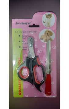 Kin Chong Er Kedi Köpek Tırnak Makası ve Törpü Seti Kin Chong Er Kedi Köpek Tırnak Makası ve Törpü Seti