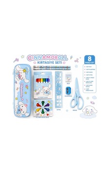 8 Parça Cinnamoroll Sevimli Karakter Kırtasiye Okul Seti 8 Parça Cinnamoroll Sevimli Karakter Kırtasiye Okul Seti