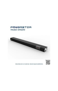 Powerstar Müzik Kutusu Powerstar Sm-2210 Soundbar 90cm Bluetooth - Usb - Hafıza Kartı