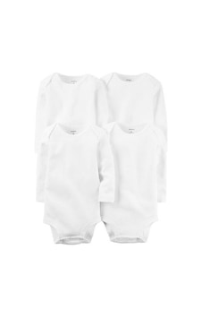 Carter's Uzun Kollu 4'lü Bebek Body 1L930610 Beyaz Carter's Uzun Kollu 4'lü Bebek Body 1L930610 Beyaz