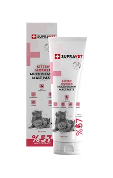 Supravet Hamile Yavru Kediler İçin Kalsiyum Taurinli Multi Vitamin Kedi Macunu 30 G