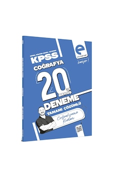 Edu Kariyer Coğrafyanın Kodları KPSS Coğrafya 20'li Branş Deneme Tamamı Çözümlü Edu Kariyer Coğrafyanın Kodları KPSS Coğrafya 20'li Branş Deneme Tamamı Çözümlü