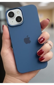 Iphone 15 Uyumlu Kılıf Logolu Lansman Soft Yumuşak Içi Kadife Silikon Kapak Lacivert Iphone 15 Uyumlu Kılıf Logolu Lansman Soft Yumuşak Içi Kadife Silikon Kapak Lacivert