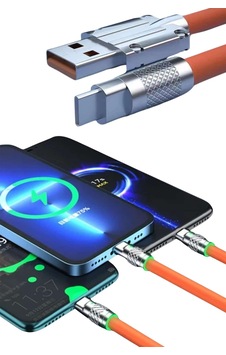 Android Ve İos Uyumlu 180 Derece Type-c Şarj Kablosu 2 Yıl Android Ve İos Uyumlu 180 Derece Type-c Şarj Kablosu 2 Yıl