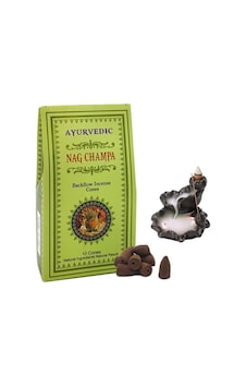 Ayurvedic Doğal Konık Tütsüler Şelale Geri Akışkanlı 20 Farklı Aroma Ve Koku Palo Santo, Whıte Sage Adaçayı , Nag Champa,... Nag Champa Acı Kahverengi Ayurvedic Doğal Konık Tütsüler Şelale Geri Akışkanlı 20 Farklı Aroma Ve Koku Palo Santo, Whıte Sage Adaçayı , Nag Champa,... Nag Champa Acı Kahverengi