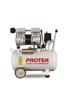 Proter 8 Bar 24 LT 42 dB Sessiz Yağsız Dişçi Kompresörü Proter 8 Bar 24 LT 42 dB Sessiz Yağsız Dişçi Kompresörü
