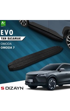 S-dizayn Omoda Omoda7 Evo Siyah Yan Basamak 183 Cm 2025 Üzeri A+ Kalite