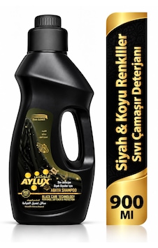 Aylux Siyahlar & Koyu Renkliler Sıvı Çamaşır Deterjanı 900 Ml Ekstra Parfüm, Yumuşatıcı Ve Koruyucu
