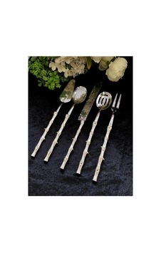 Roykıng Bambu 5 Parça Servis Seti Gümüş Diğer Roykıng Bambu 5 Parça Servis Seti Gümüş Diğer