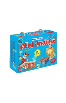 Bilge Çocuk ile Fen Öyküleri Seti - 10 Kitap Takım - Necati Akbaba - Damla Yayınevi