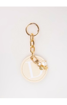 Happyme Ekru Çanta Aksesuar Yuvarlak Harfli Charm Hm 05 D Happyme Ekru Çanta Aksesuar Yuvarlak Harfli Charm Hm 05 D
