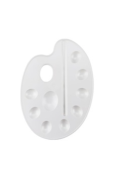 Resim Paleti Plastik Büyük Br-215 12 Adet Renkli Resim Paleti Plastik Büyük Br-215 12 Adet Renkli