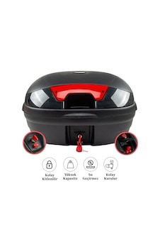 Arwic Motosiklet Çantası 46 Lt Siyah