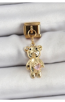316l Çelik Sallantılı Zirkon Taşlı Ayıcık Model Gold Renk Nomination Charm Diğer 75957123 316l Çelik Sallantılı Zirkon Taşlı Ayıcık Model Gold Renk Nomination Charm Diğer 75957123